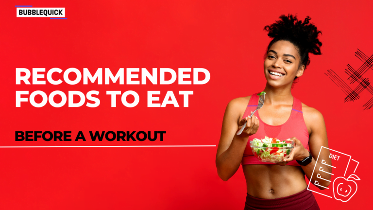 Recommended Foods to Eat Before a Workout